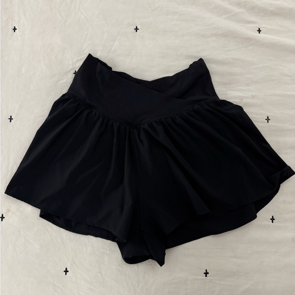 Women's Black Alethic Shorts